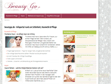 Tablet Screenshot of beautygo.de